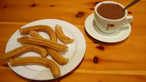 Churros and chocolate